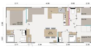 Mobil-home Premium Mayotte - 3 Ch - 2 sdb