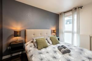 Appartements Casa de Bezons - T2 de 39 m2 a 15' La Defense, proche Paris : photos des chambres