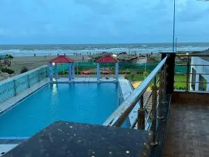 Sea Queen Beach Resort On Beach !! Couple Friendly Family Resort !! - Tajpur