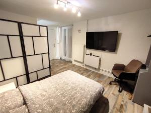 Appartements Grand Studio avec jardin et entree privative a noter reservations de 3 nuits minimum : photos des chambres