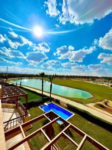 6 Brs Villa W/ Private Pool - Sandy beach - WiFi - Suez