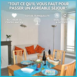 Appartements At-Home, au centre du vieux Montelimar, cosy, wifi : photos des chambres