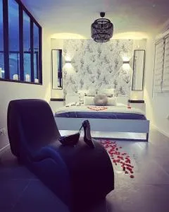 Le Diamant Secret Love room gîte de charme romantique exceptionnel - 阿尔扎