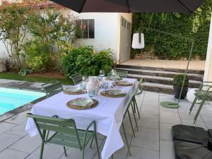Appartements Joli T2 jardin parking proche gare centre ville : photos des chambres