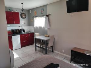 Maisons de vacances studio avec terrasse Le Loup : photos des chambres