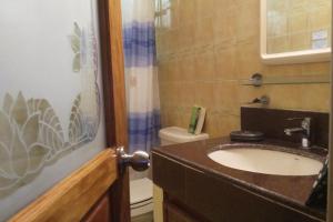 Beachfront house in Baua with swimming pool.