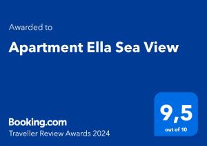 Apartment Ella Sea View