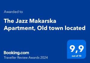 The Jazz Makarska Apartment, Old town located