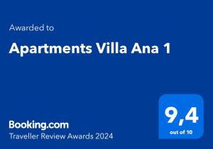 Apartments Villa Ana 1