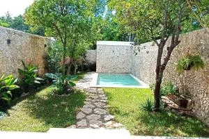 Majestuosa casa boutique con alberca - San Antonio Dziskal