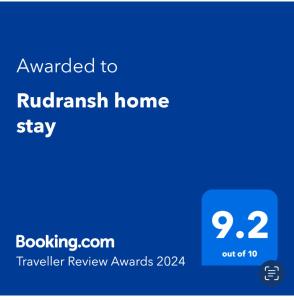 Rudransh home stay