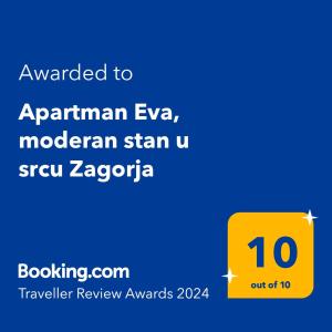 Apartman Eva, moderan stan u srcu Zagorja 