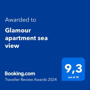 Glamour apartment sea view