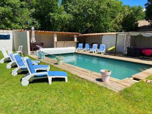 Maisons de vacances Nice house with private-pool situated in the heart of the Luberon : photos des chambres