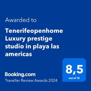 Tenerifeopenhome Luxury prestige studio in playa las americas