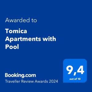 Tomica Apartments with Pool
