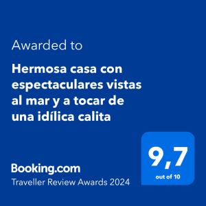 Villa Alex Altafulla Hermosa casa con espectaculares vistas al mar y a tocar de una idílica calita