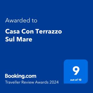 Casa Con Terrazzo Sul Mare