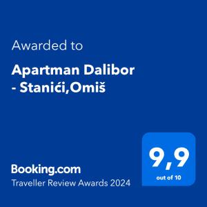 Apartman Dalibor - Stanići,Omiš