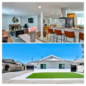 H&H Modern Lux 4BD 1 King Suite 3 Queen SoCal Disney - Midway City