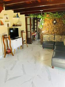 Casa Azul na Praia do Verão Vermelho