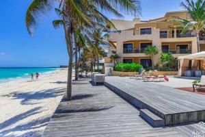 Oceanfront Condo a Block Off 5th in Heart of Playa