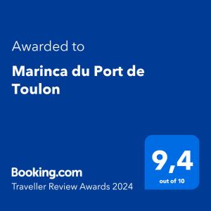 Appartements Marinca du Port de Toulon : photos des chambres