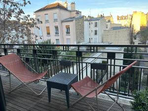 Appartement 2 pièces 57m2 Terrasse sur cour Proche Paris Porte Maillot