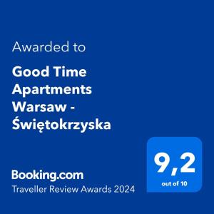 Good Time Apartments Warsaw - Świętokrzyska