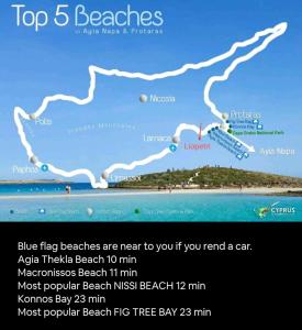 Liopetri 2-Bed Apt Sleeps 6 Pool 10min to Beach