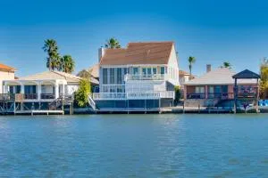 Waterfront Haven Padre Island Home with Swim Spa! - Flour Bluff