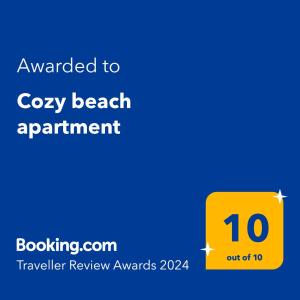 Cozy beach apartment