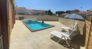 Maison avec Piscine privée + Clim proche de la mer - Théza