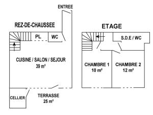 Maisons de vacances Charmante Maison au Coeur d’un Village Paludier, Proche Guerande et Plages, Terrasse et Wifi - FR-1-306-1227 : Maison de Vacances