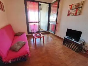 Studio cabine mezzanine cosy avec terrasse, 6 couchages, parking privé - Marseillan - FR-1-326-521 - 卡斯特拉斯