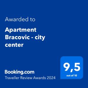 Apartment Bracovic - city center