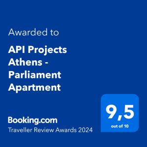 API Projects Athens - Parliament Apartment