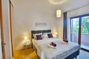 Holiday apartments in Zaton (Zadar) mit Meerblick, Loggia, Air-conditioning, W-LAN (4810-3)