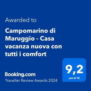 Campomarino di Maruggio - Casa vacanza nuova con tutti i comfort