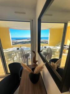 SAVANNA BEACH I Joli 2 pièces cabine vue mer piscine Rochelongue Cap dAgde