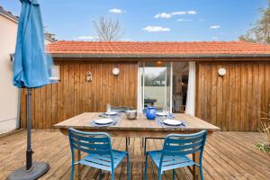 Chalets 2km des plages- Bassin d'Arcachon- Cocon pour 2 : photos des chambres