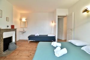 Appartements Bruyeres - Appartement vue mer a 150m de la plage : photos des chambres