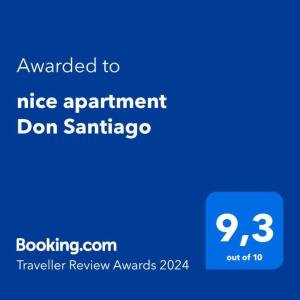nice apartment Don Santiago