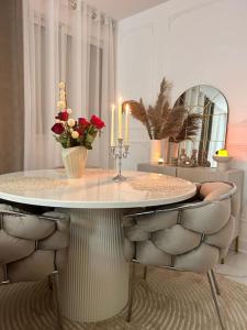 Appartements Luxueux Appartement Jacuzzi proche de Paris : photos des chambres