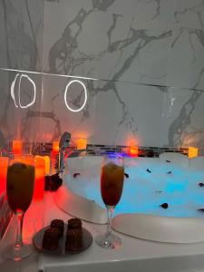 Appartements Luxueux Appartement Jacuzzi proche de Paris : photos des chambres