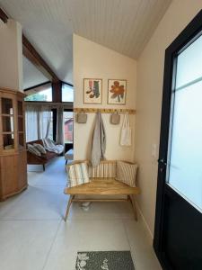 Maisons de vacances Le Lodge de l'ocean - Maison familiale en bois neuve - Piscine chauffee : photos des chambres