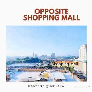 1 Bedroom Apartment, Melaka CBD Town Center- Hosted by Private Locals Resident, Balcony With City Skyline View or Seaview, Opposite Malls, TV BOX, 5 minutes to Jonker Street,