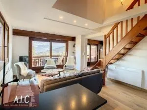 Duplex ski-in/ski-out face au Mont Blanc avec parking et wifi - FR-1-560-103 - Vauvray