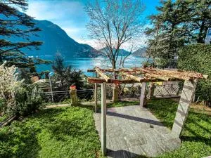 La Castignola con vista lago di Lugano e giardino condiviso - Ruvigliana