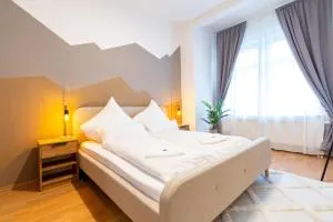 StadtNatur Apartment am Küchwald - mit Balkon, Streaming-TV, Badewanne, Arbeitsplatz - Gentha